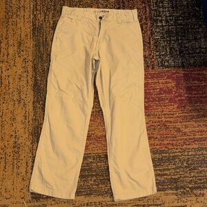 Carhartt 31x30 Men's Tan Khakis Relaxed Fit
